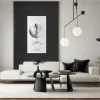 Akustikbild Art-Acoustic Svanen Vit Fibrotech