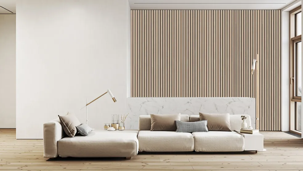 Akustikpanel Ash 22 x 605 x 2440 mm Fibrotech