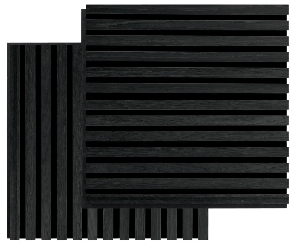 Akustikpanel Square Black Oak 22 x 520 x 520 mm 2-pack Fibrotech