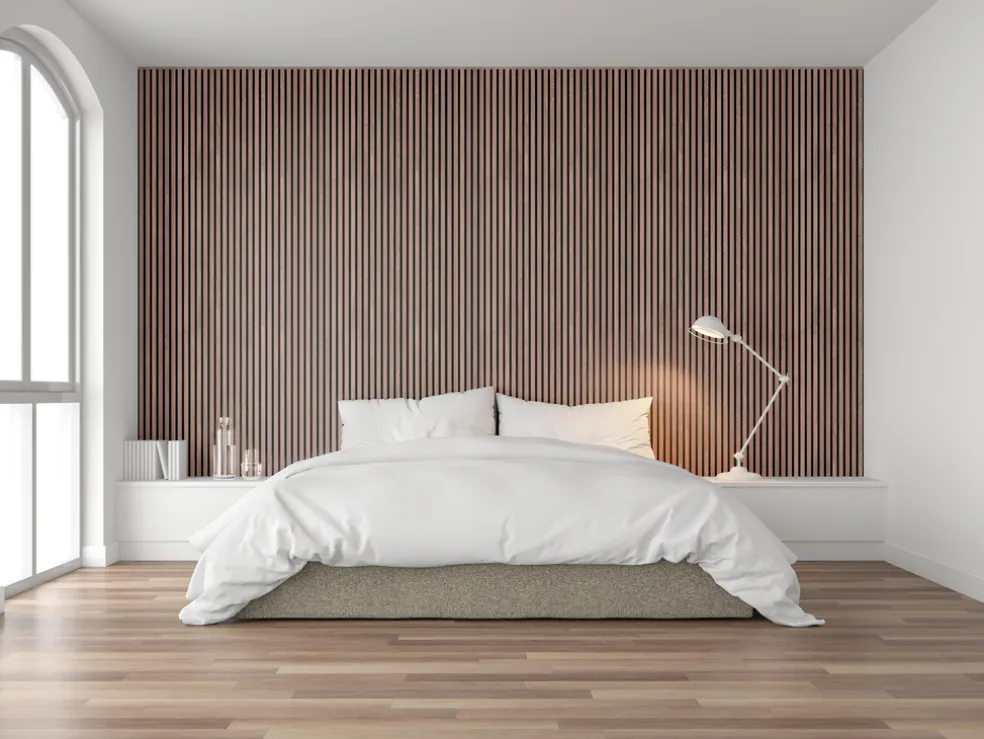 Akustikpanel Light Oak 22 x 605 x 2440 mm Fibrotech
