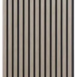 Akustikpanel Quanti Grey Oak 18 x 520 x 2440 mm Fibrotech