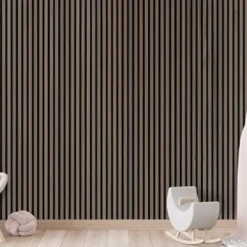 Akustikpanel Walnut 22 x 605 x 2440 mm Fibrotech
