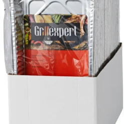 Aluminiumform 41 x 21 cm 5-pack Grillexpert