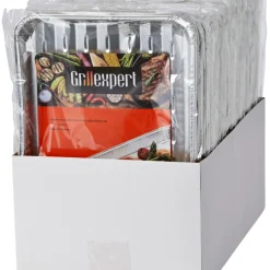 Aluminiumform Hål 34 x 23,2 cm 5-pack Grillexpert