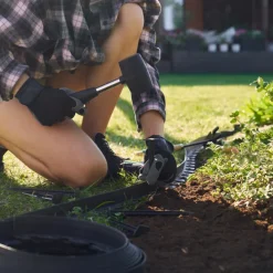 Avgränsare Svart 10 m Garden