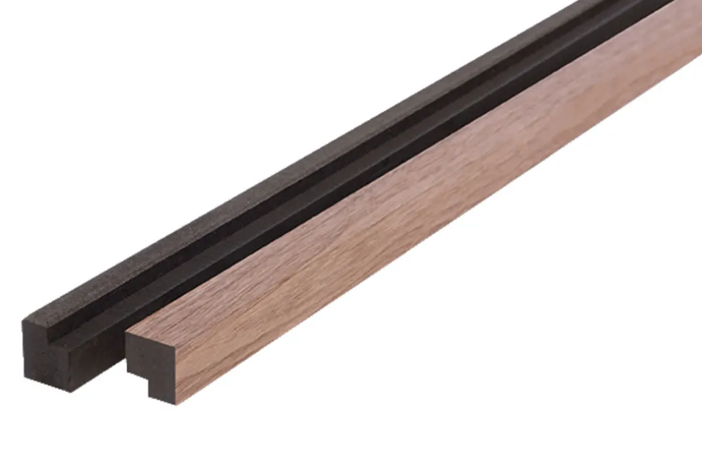 Avslutningslist Akustikpanel Walnut 3000 mm 2-pack Fibrotech