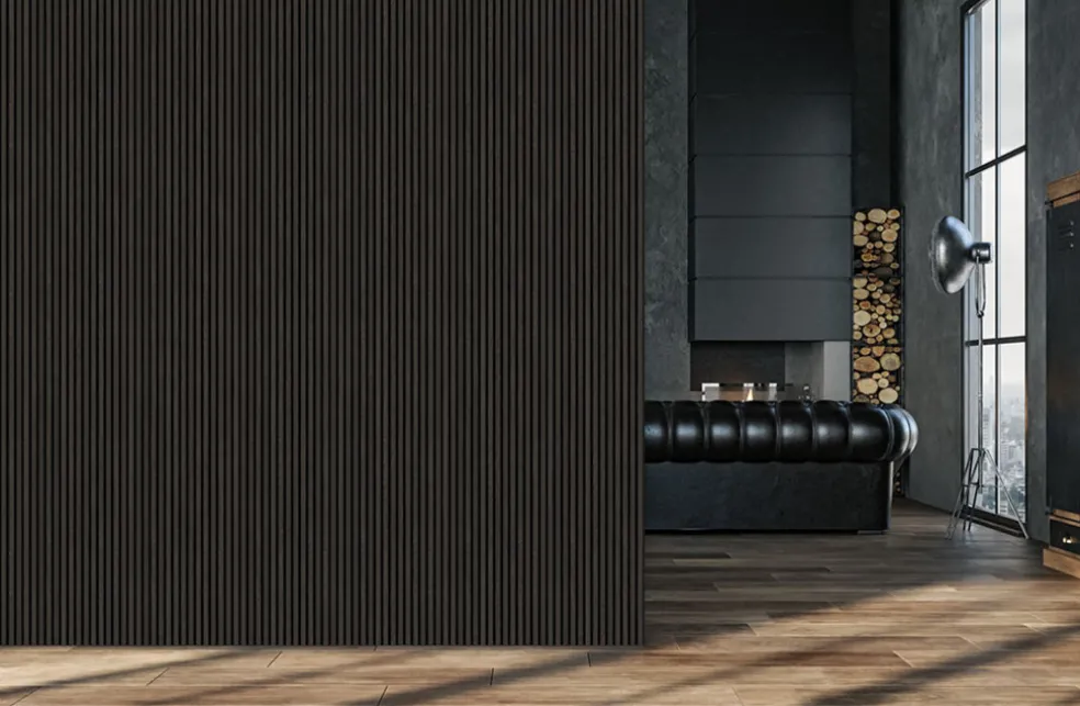 Avslutningslist Akustikpanel Grey Oak 3000 mm 2-pack Fibrotech