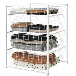 Backstativ-kit m/trådbackar Vit 55 x 74 cm Elfa