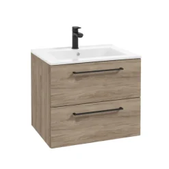 Badrumskommod Deluxe Brunbets Ek 60 cm REN