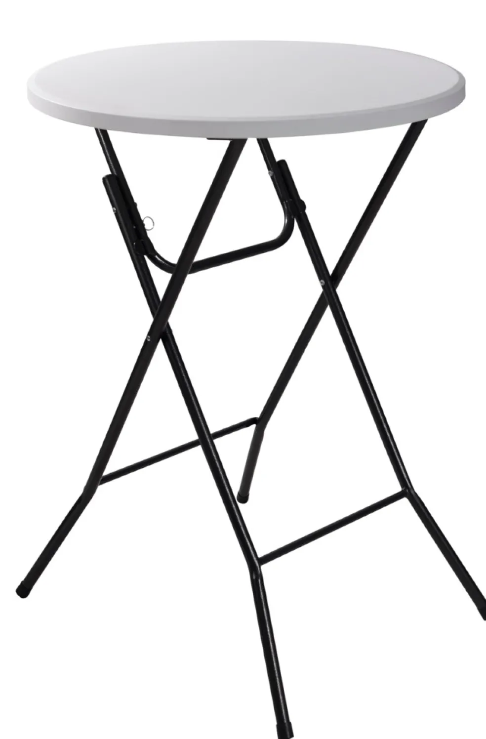 Barbord Ø80 x 110 cm Vit/Svart Sunlife
