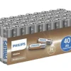 Batteri AA 40-pack Philips