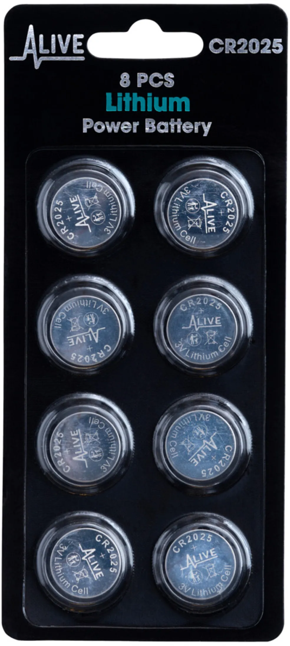Batteri CR2025 8-pack