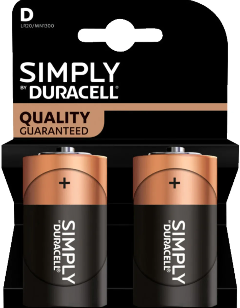 Batteri D/LR20 2-pack Duracell