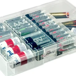 Batterilåda 6 fack Plast1
