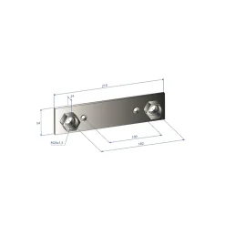 Blandarfäste Krom 160 CC M26 Trio Perfekta