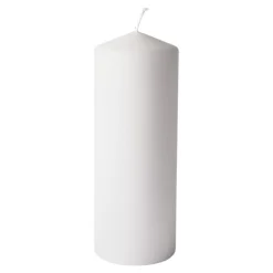 Blockljus Vit 18 cm