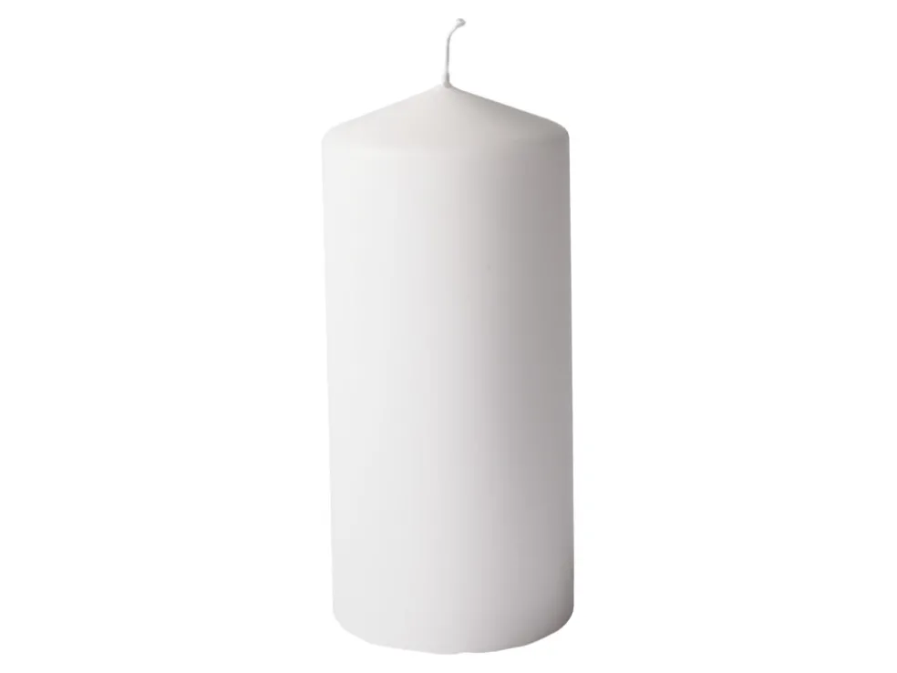 Blockljus Vit 15 cm