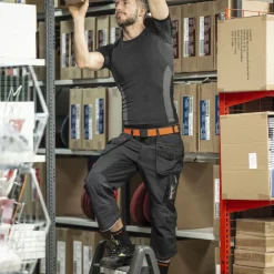 Bälte Stretch No Scratch Orange Jobman Workwear
