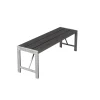 Bänk Nonwood/Stål Antracit 123 cm Hortus