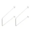 Bokstöd t/skena Vit 250 mm 2-pack Elfa