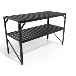 Bord Växthus Svart 1,20 x 0,52 x 1,12 m Vitavia