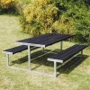 Bord-/bänkset Loke Svart 180 x 177 cm Hortus