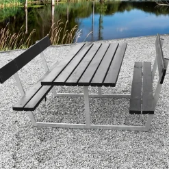 Bord-/bänkset Sif Svart 175 x 178 cm Hortus