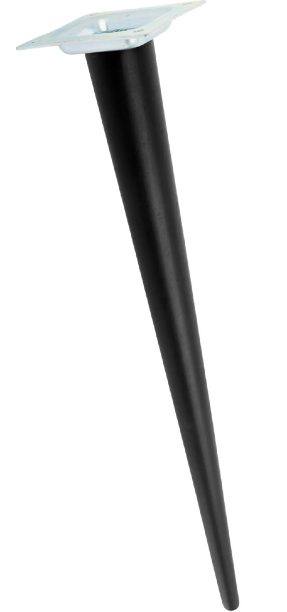 Bordsben Ø45–25 mm x 70 cm Bok Konisk Svart Home>it