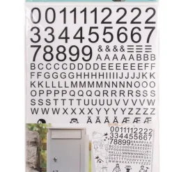 Brevlådestickers Svart