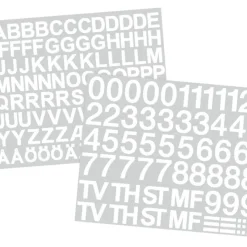 Brevlådestickers Vit