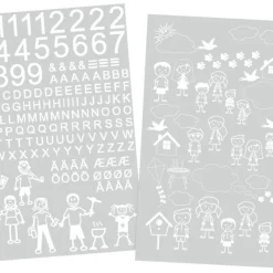 Brevlådestickers Vit