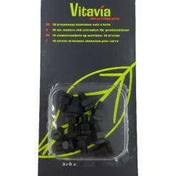 Bultar & Muttrar Alu Svart 10-pack Vitavia