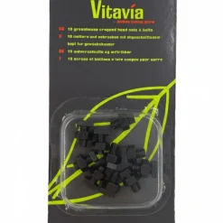 Bultar & Muttrar Filade Alu Svart 10-pack Vitavia