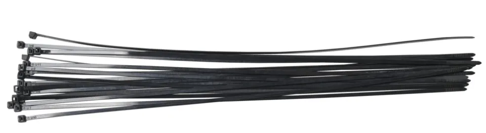 Buntband 350 x 7,2 mm Svart 100-pack Qraft
