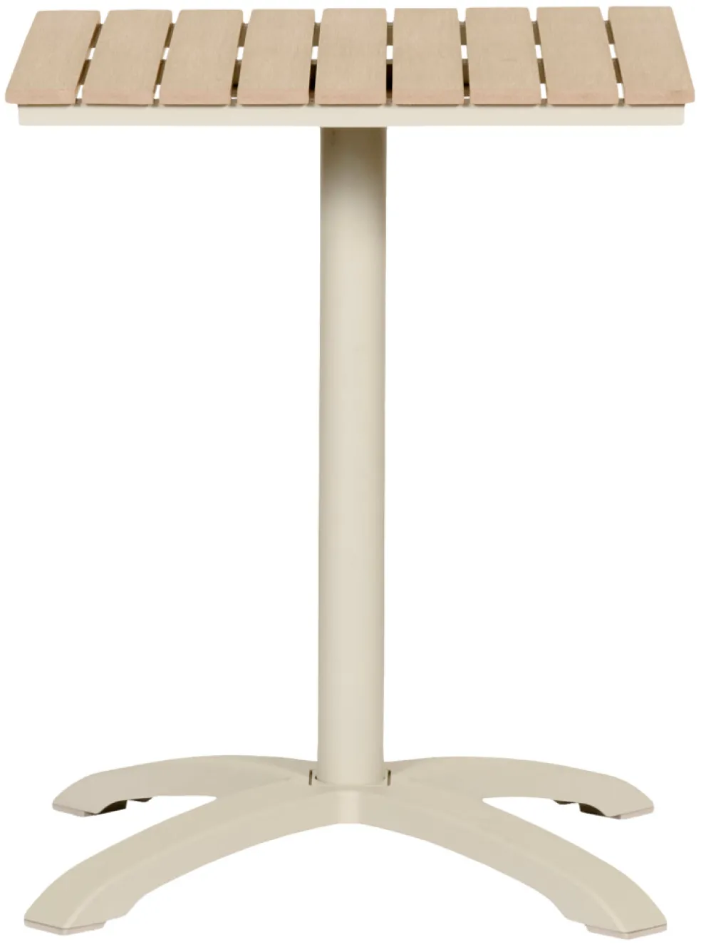 Cafébord Dover Sandgrå/Teak 58 x 58 cm Sunlife