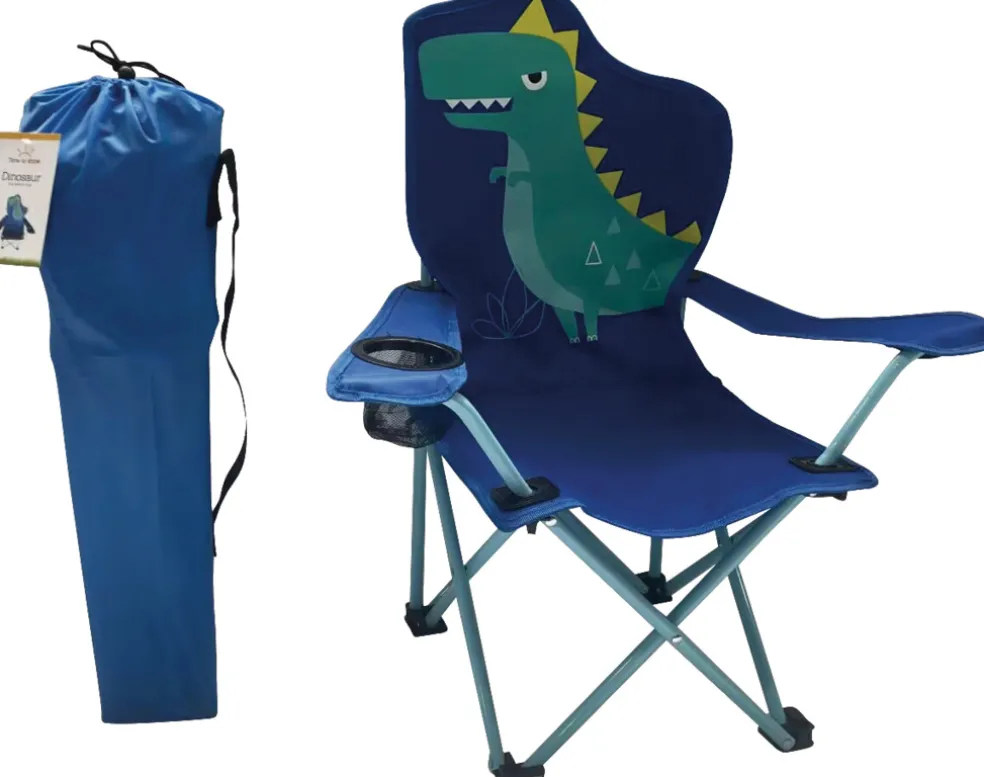 Campingstol Barn Dinosaurie 35 x 35 x 62 cm Sunlife