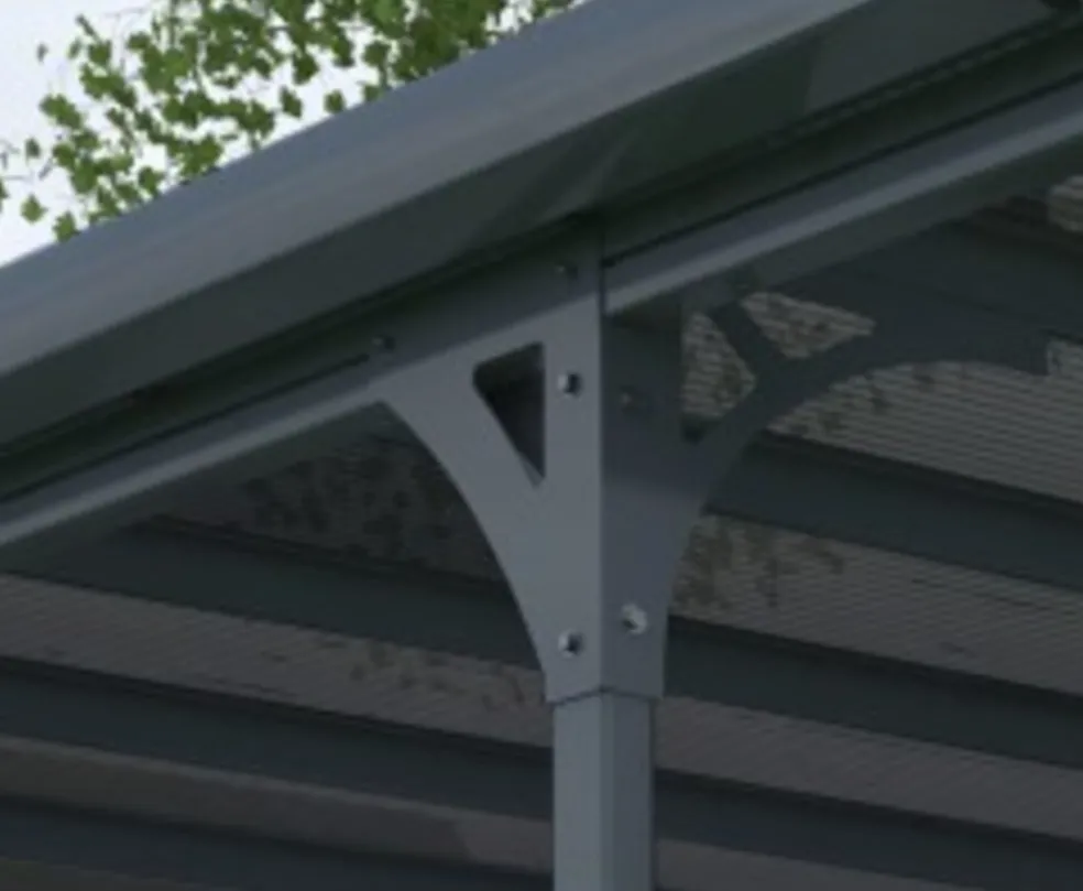 Carport Verona 504 x 299 cm Antracit Canopia by Palram