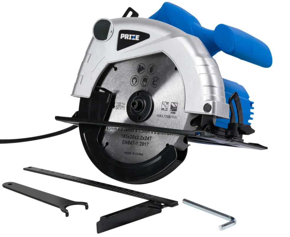 Cirkelsåg 1300W Ø185 mm Prize