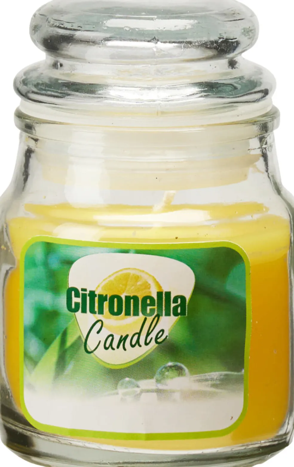 Citronella-ljus 6 x 6 x 9 cm