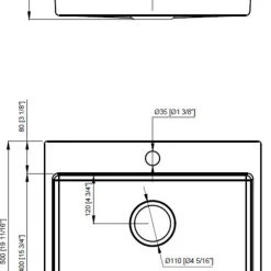 Diskho Borstat Stål 540 x 500 mm