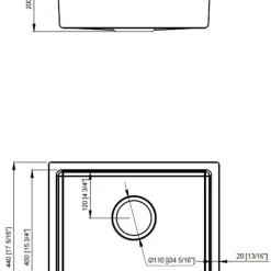 Diskho Mässing 440 x 440 mm