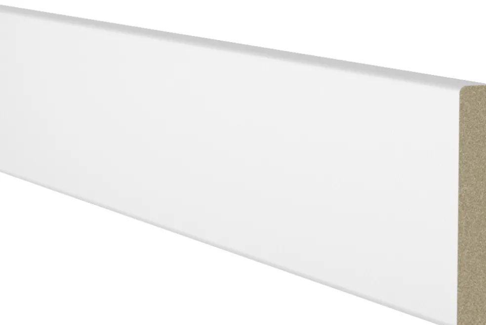 Dörromfattning Vit 16 x 95 mm - 2,44 m