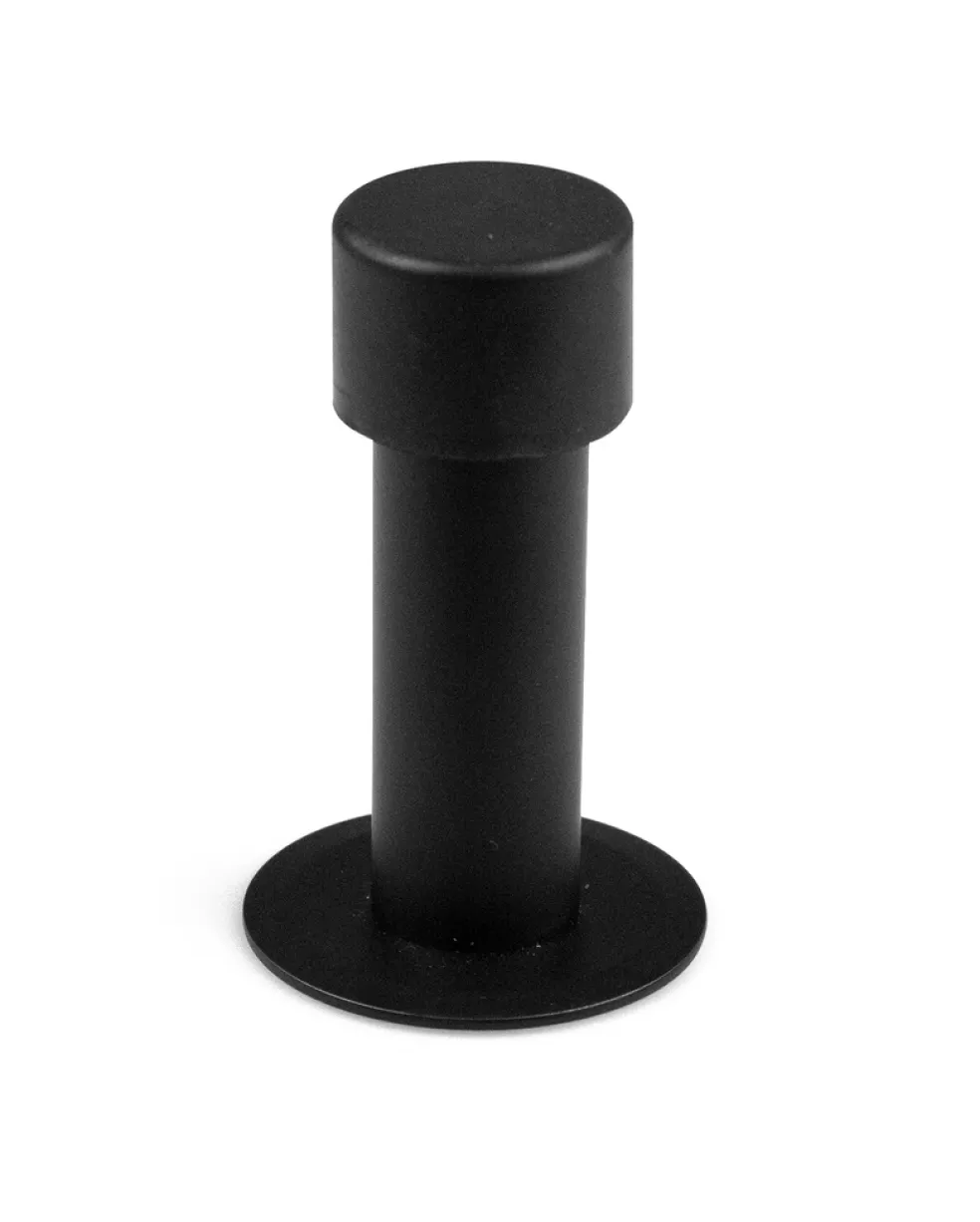 Dörrstopp Rostfri Svart Golv 75 mm Habo
