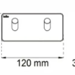 Dubbelkrok Edge Rostfri 39 mm Habo