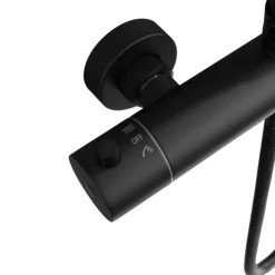 Duschstångset Svart Ø250 mm