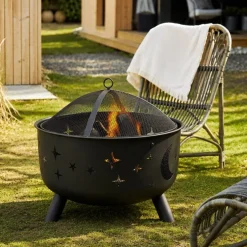 Eldstad Utomhus Moon & Star Ø60 cm Svart Greenhand