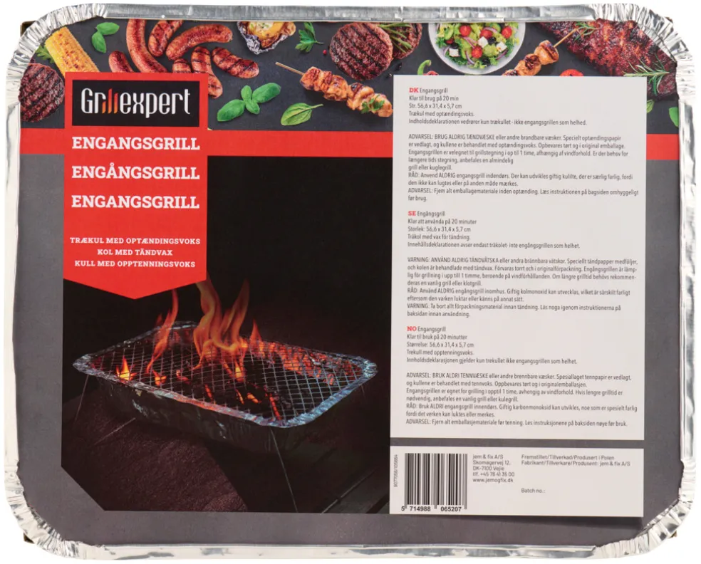 Engångsgrill Grillexpert