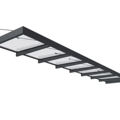 Entrétak Sophia XL Grå Klar 750 x 140 cm Canopia by Palram
