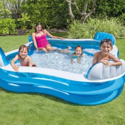 Familjepool Lounge 990 L 229 x 229 cm Intex
