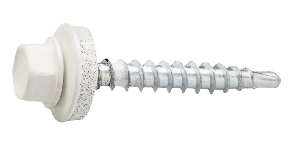Farmarskruv C3 4,8 x 35 mm Vit 25-pack Heco